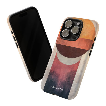 Sunset Orb iPhone 15 Pro Case - Tough