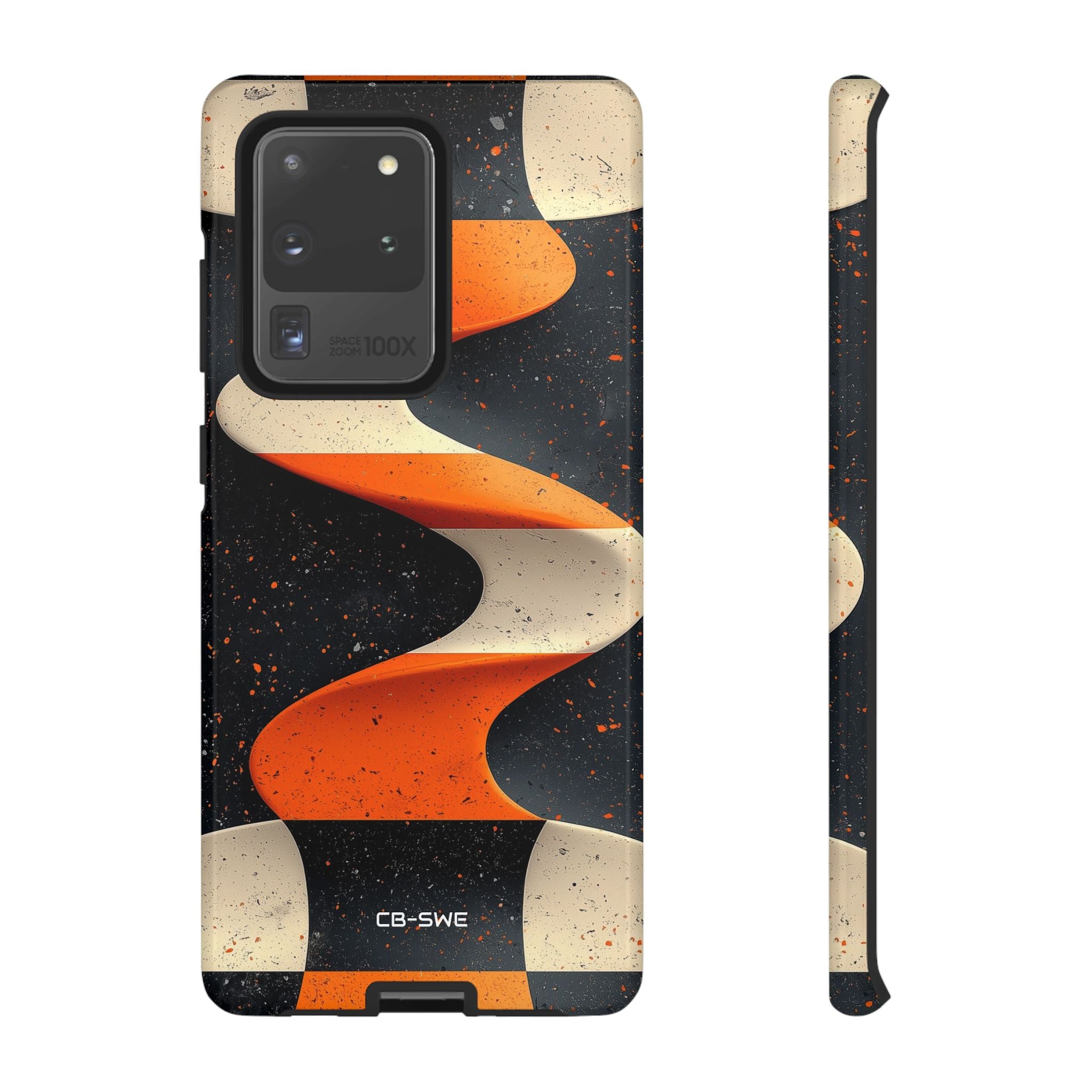 Orange Waves Flow - Samsung Case