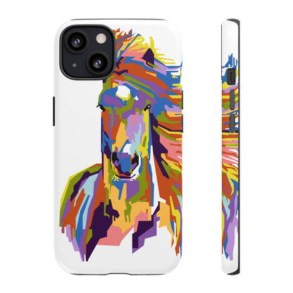 Horse Abstract Art iPhone Case (Protective) iPhone 13 Matte Phone Case