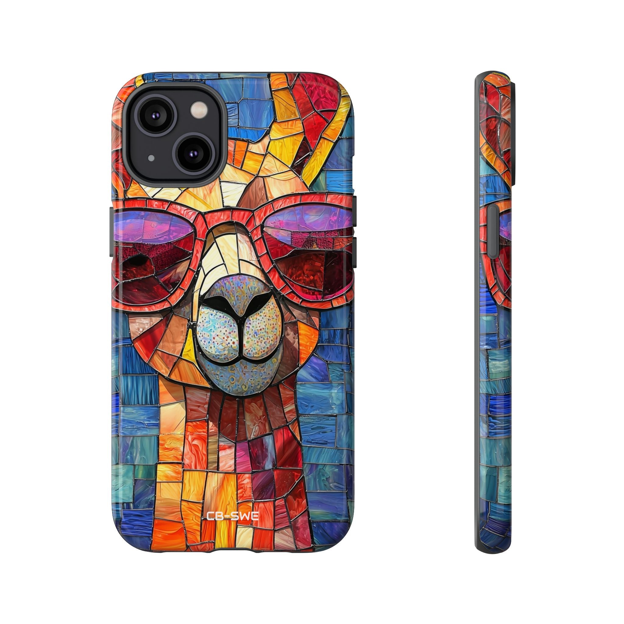 Llama Wears Sunglasses - iPhone Case