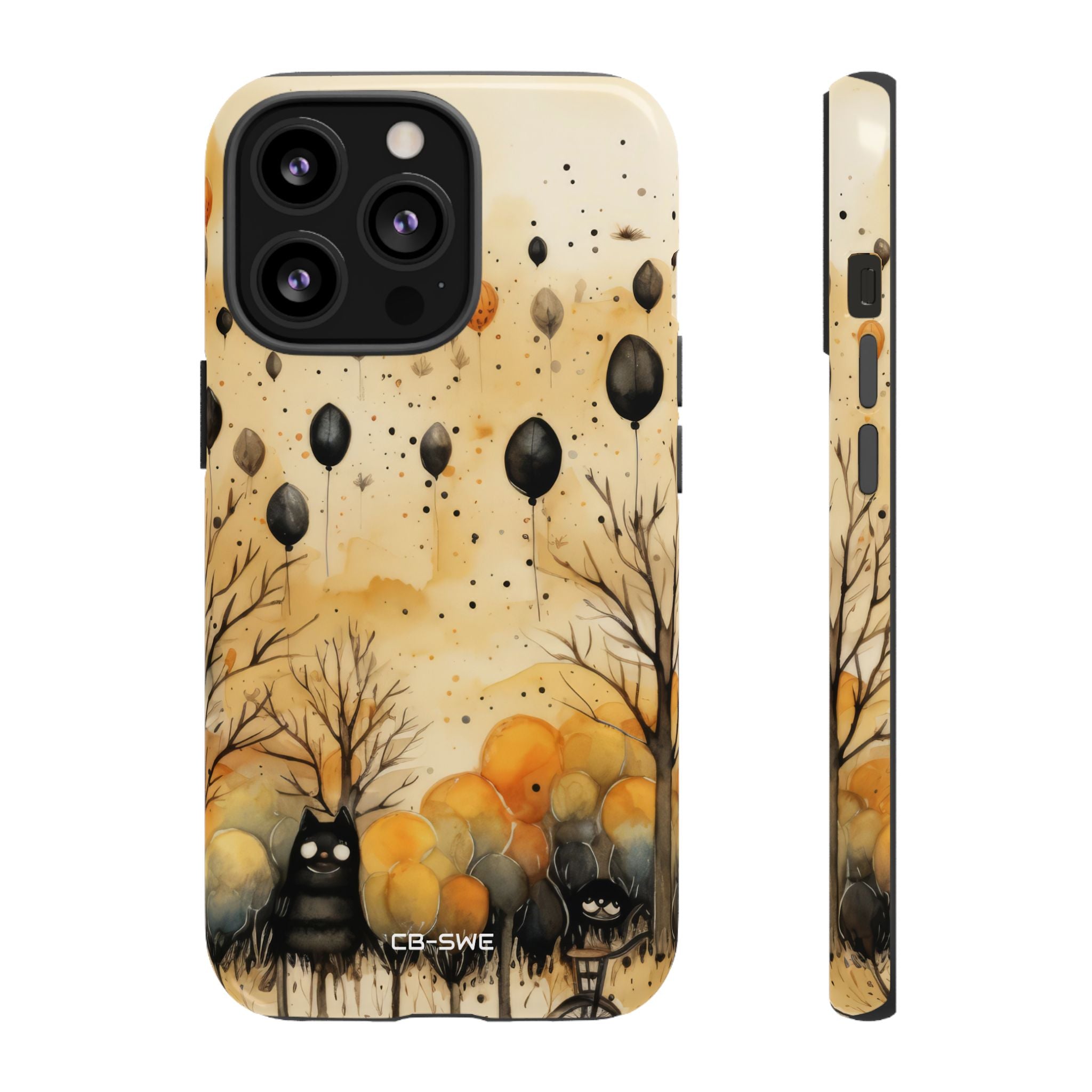 Balloons Drift Skyward - iPhone Case