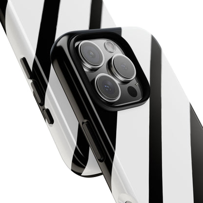 Monochrome Diagonal Symmetry - iPhone Case