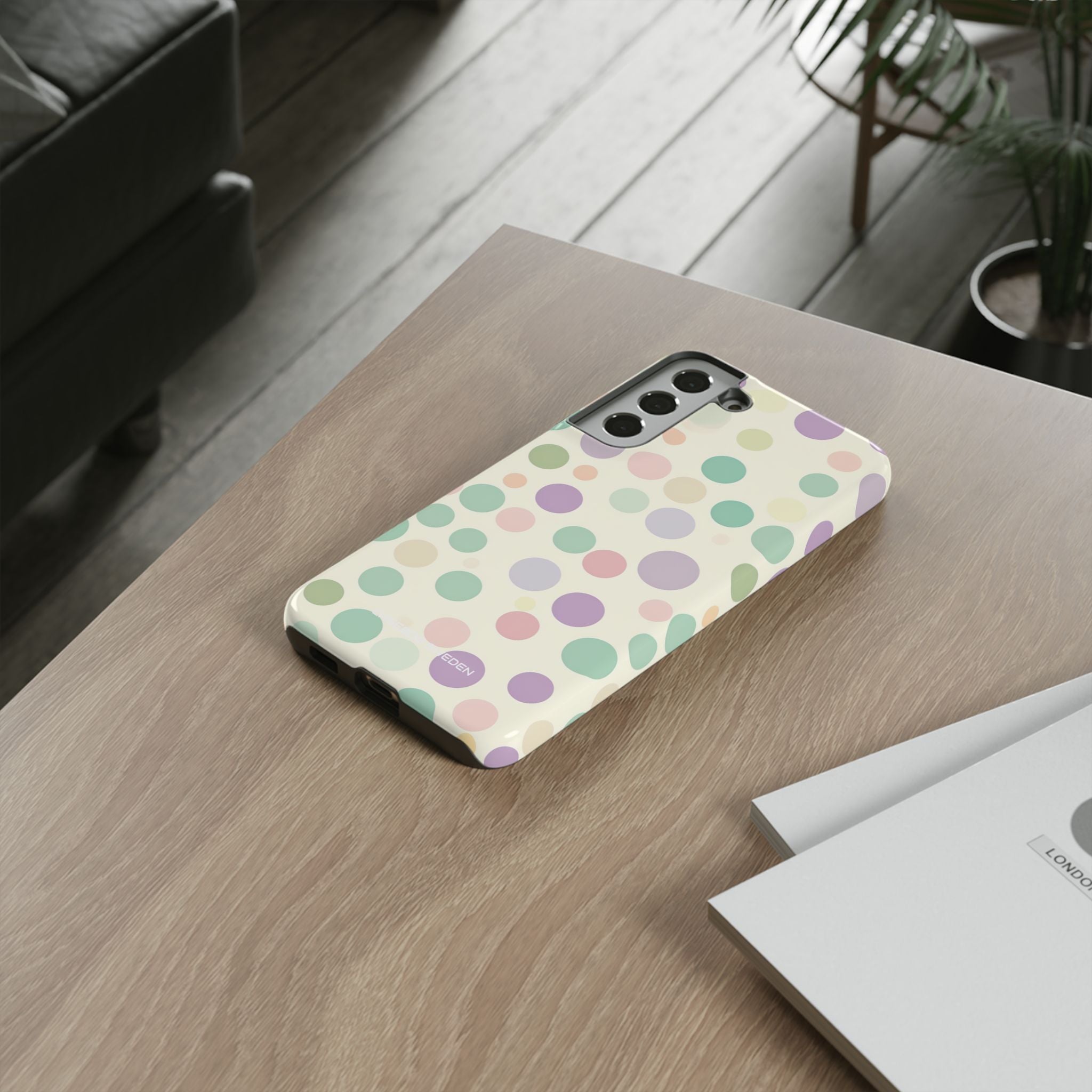 Playful Pastel Polka Dots - Tough Samsung S22 Phone Case