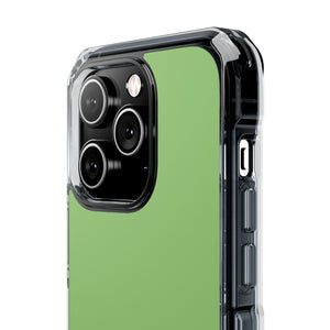 Pistachio Green | Phone Case for iPhone (Clear Impact Case - Magnetic)