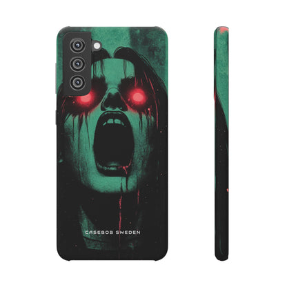 Haunting Glow of Gothic Eyes Samsung S21 - Slim Phone Case