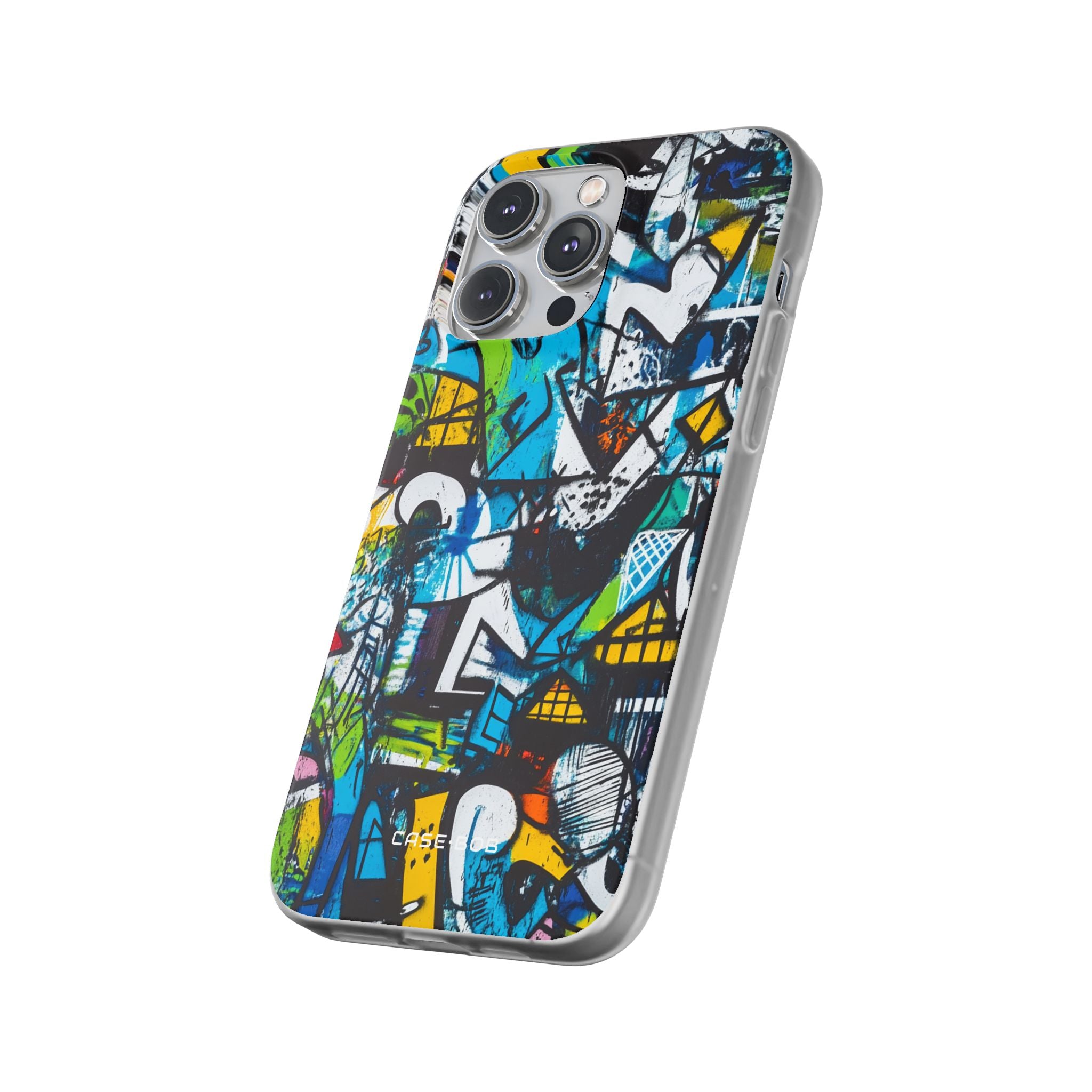 White Ripple Drift iPhone 14 Pro Max Case - Soft