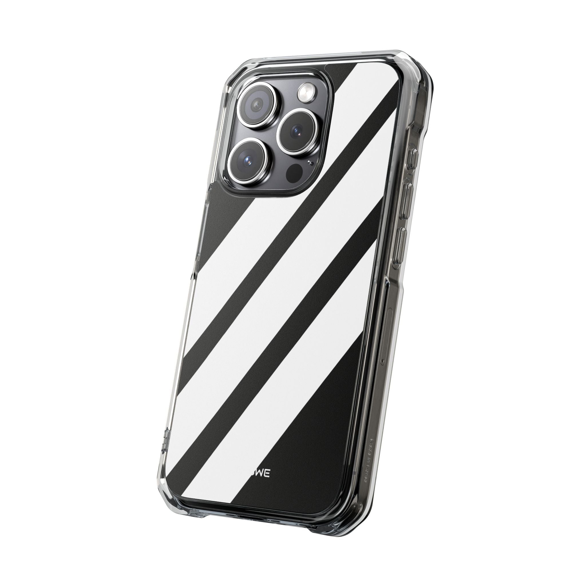 Monochrome Diagonal Symmetry iPhone Case - Impact