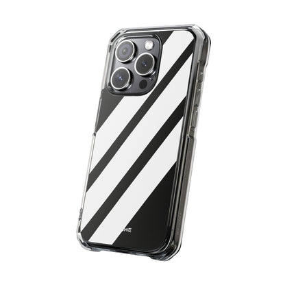Monochrome Diagonal Symmetry iPhone Case - Impact
