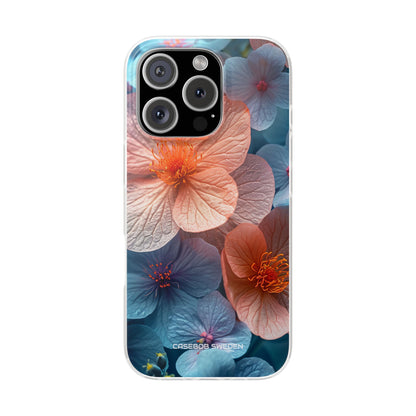 Peach Blossom Serenity - Flexi iPhone 16 Phone Case