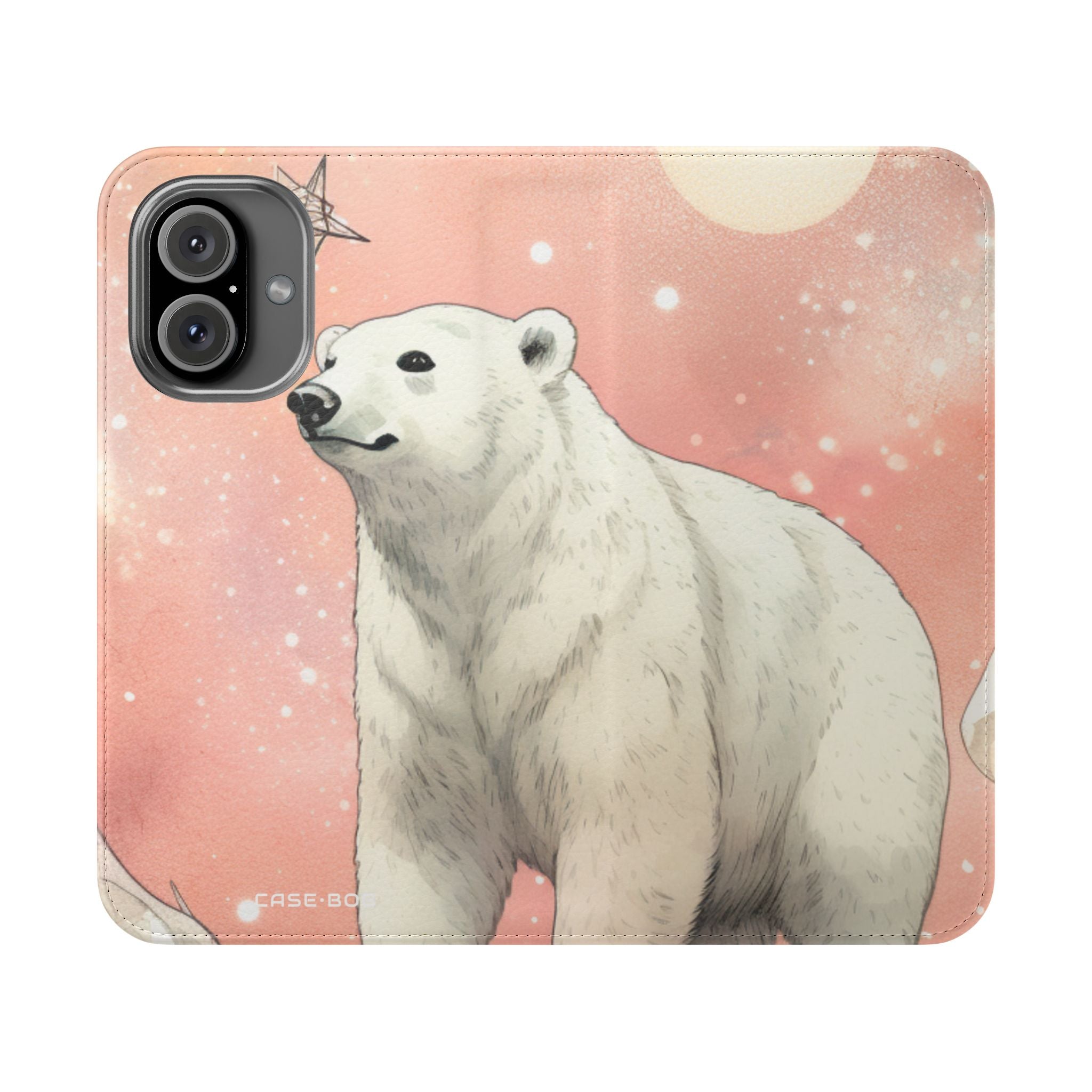 Polar Bear Nebula - iPhone 16 Case - Lompakko
