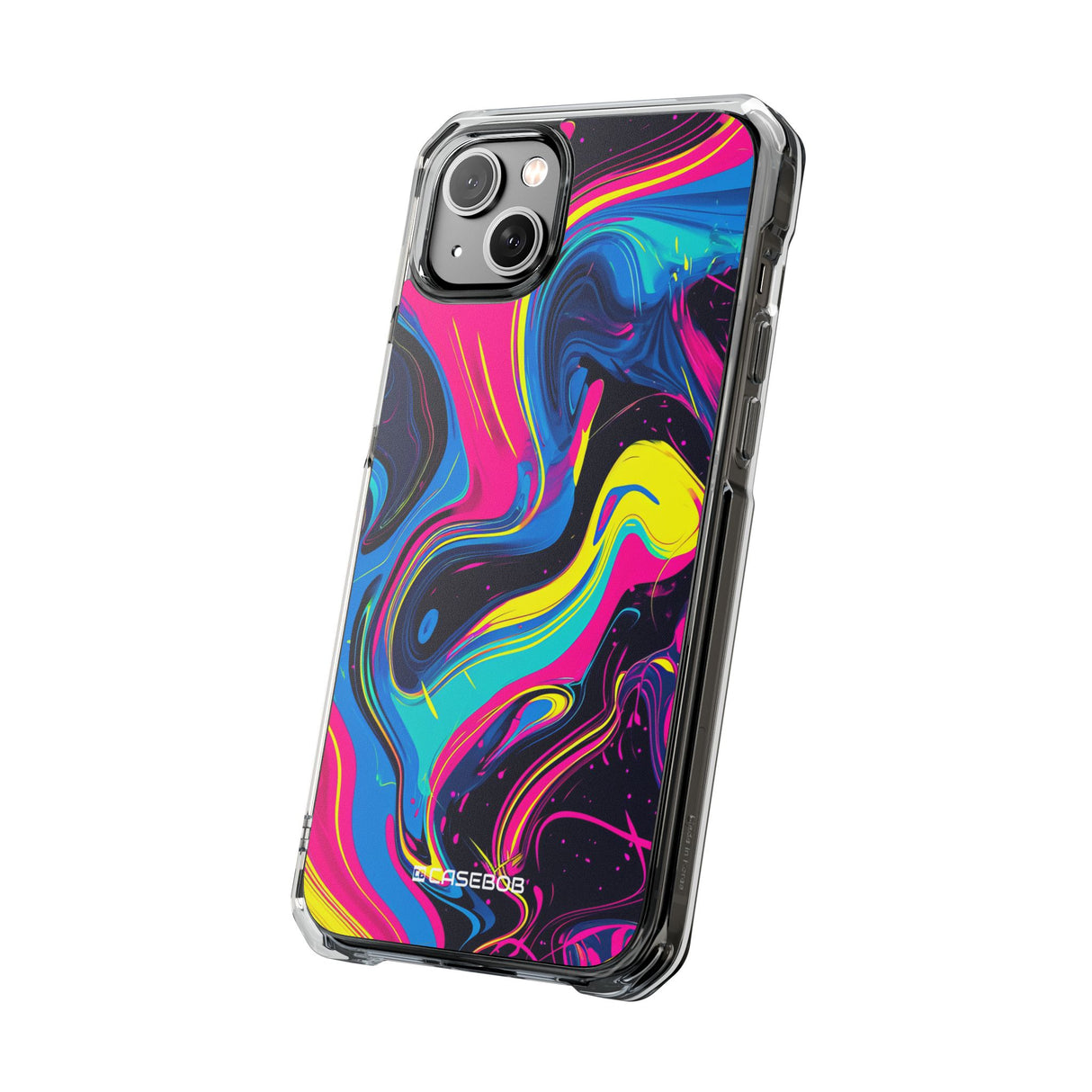 Pantone Neon Patterns | Phone Case for iPhone (Clear Impact Case - Magnetic)