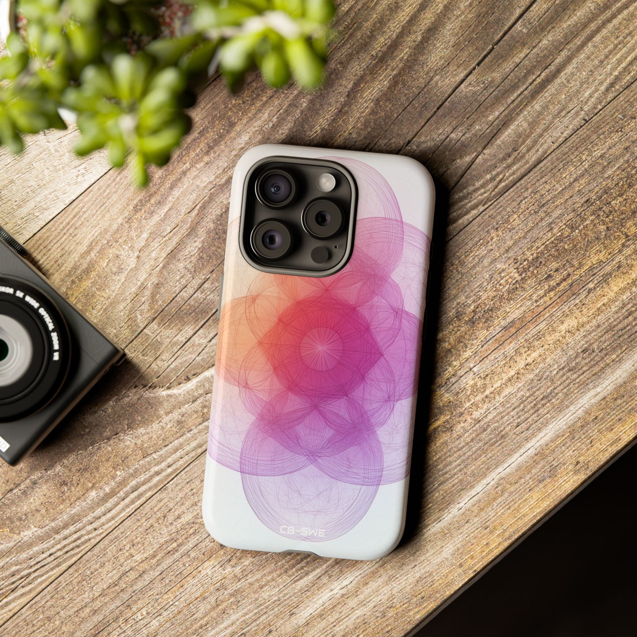 Radiant Circles Expand - iPhone Case