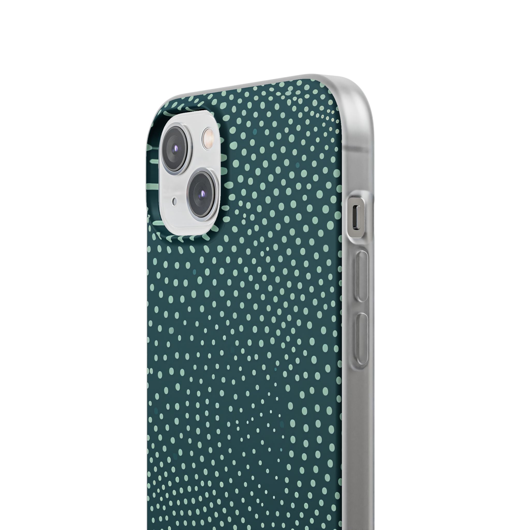 Teal Rippleflow iPhone 14 - Flexi Phone Case