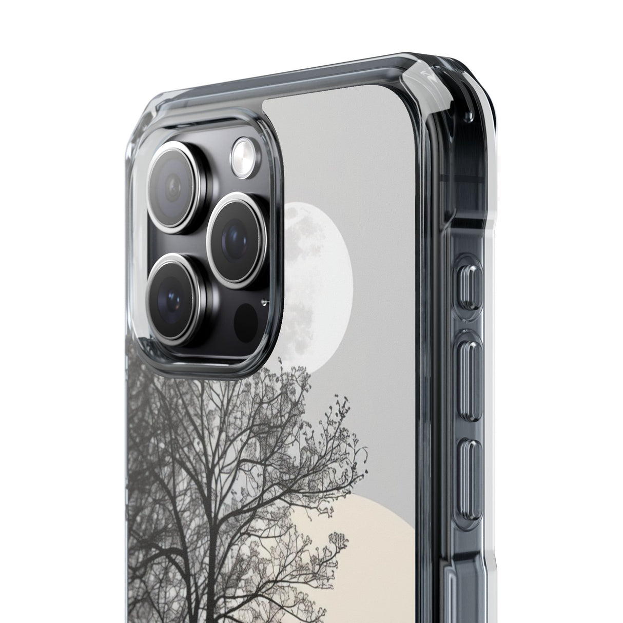 Moonlit Elegance – Handyhülle für iPhone (Clear Impact – Magnetisch)