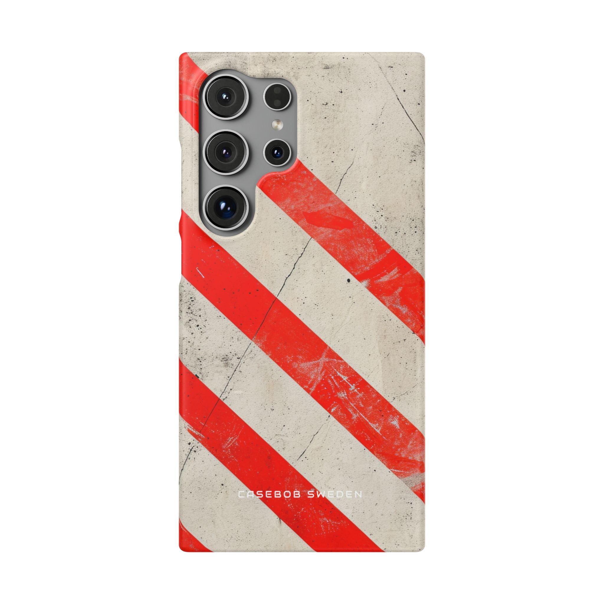 Striker Crimson Stripes Samsung S24 - Slim Phone Case