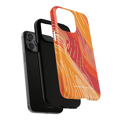 Gradient Flowwave Essence iPhone 15 | Tough+ Phone Case