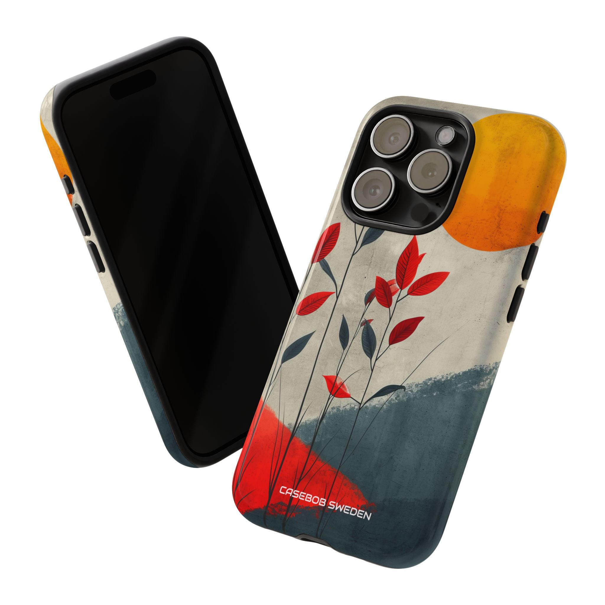 Gray Sunscape - Tough iPhone 15 Phone Case