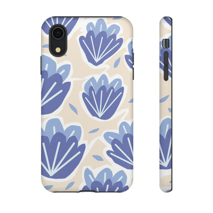 Light Blue Happy Flower - Protective Phone Case