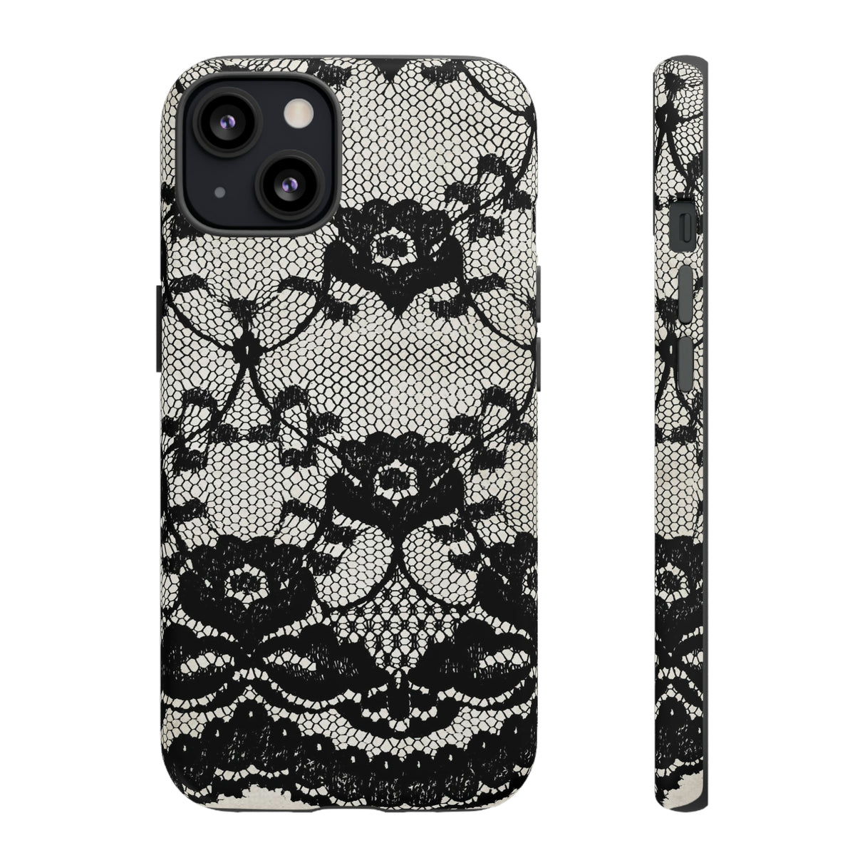 Lilrunge Gothic Flower - Protective Phone Case