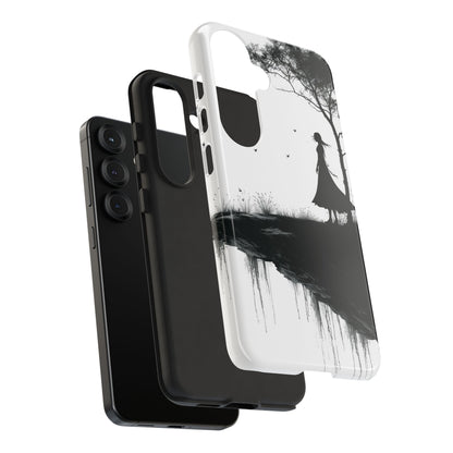 Cliffside Silhouette Samsung S25 Case - Tough