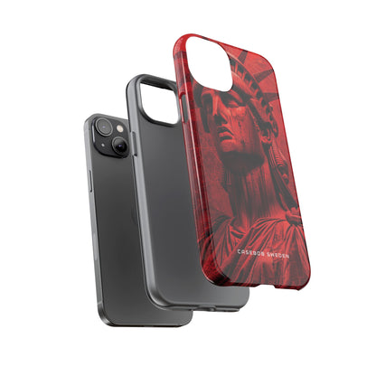 Zen Red Liberty Vision iPhone 14 - Tough Phone Case