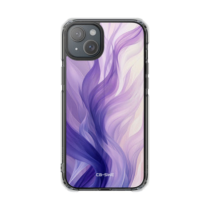 Flowing Purple Whispers iPhone Case - Impact