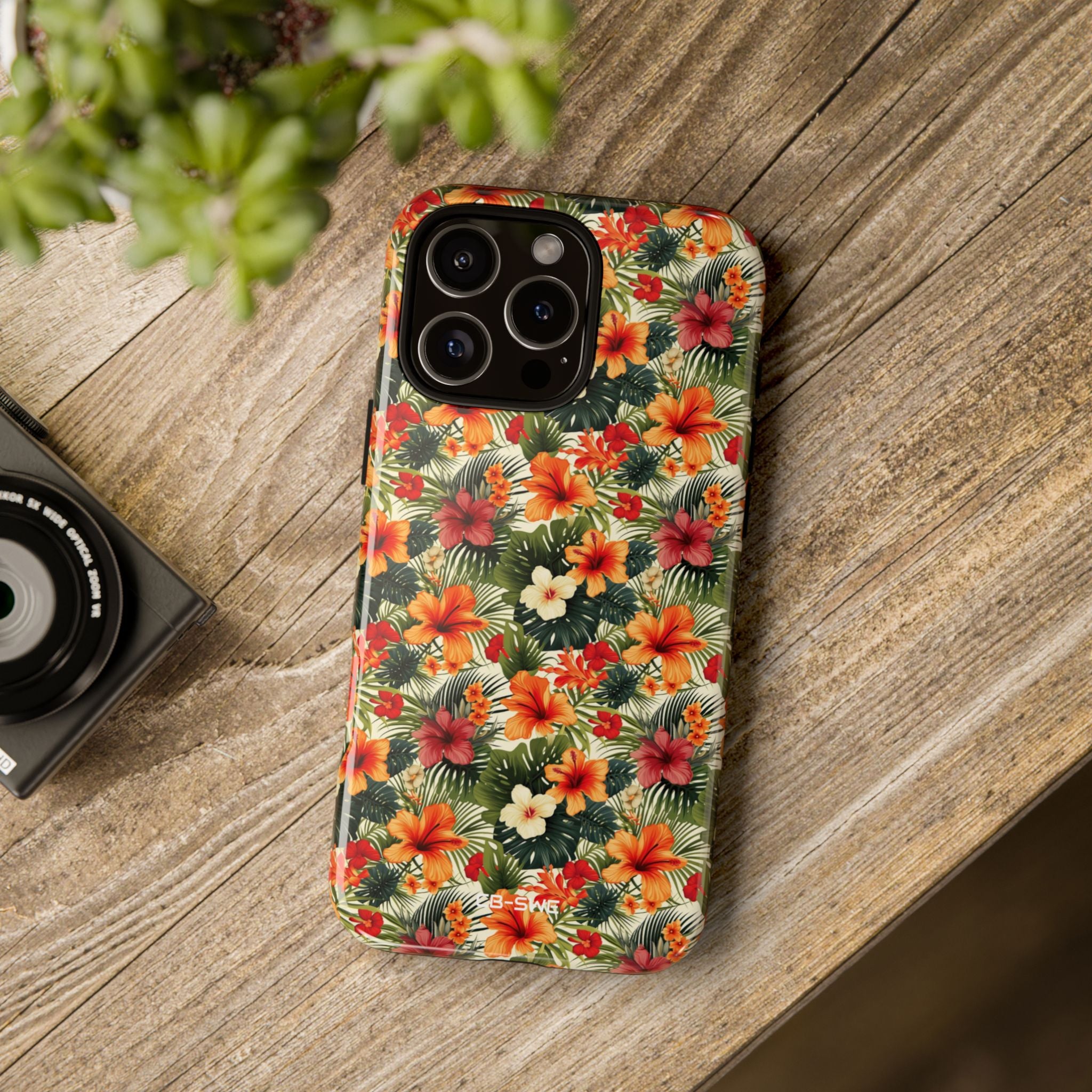 Tropical Blooms Flourish - iPhone Case