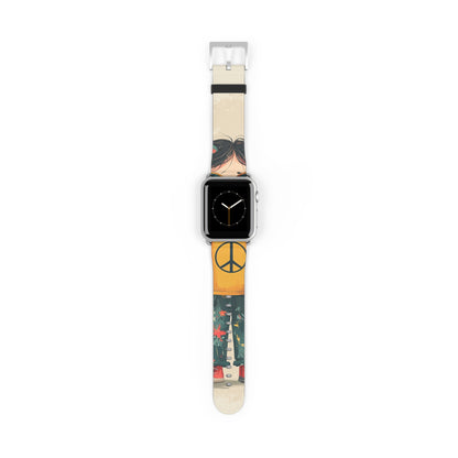 Peace Pigtails - Watch Band