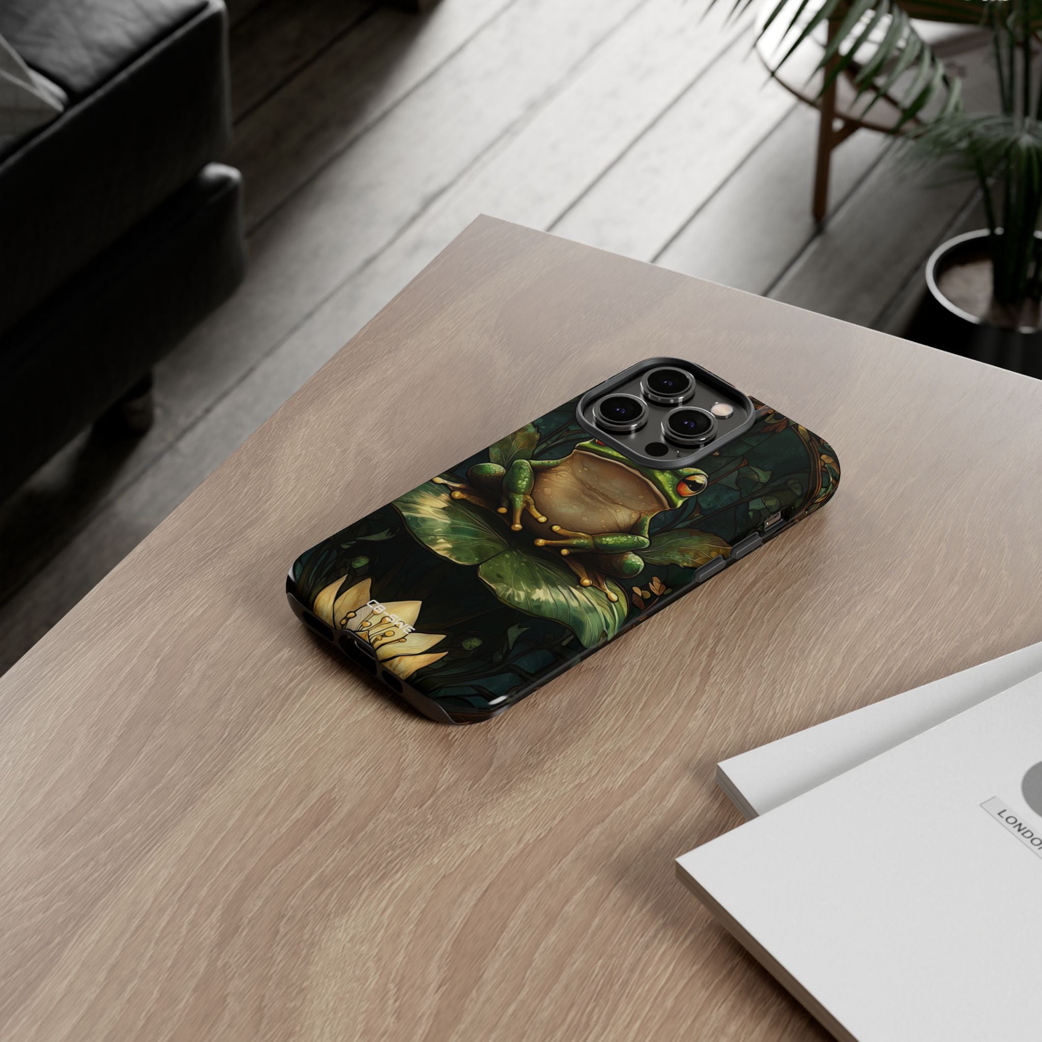 Crowned Frog Rests - iPhone Case