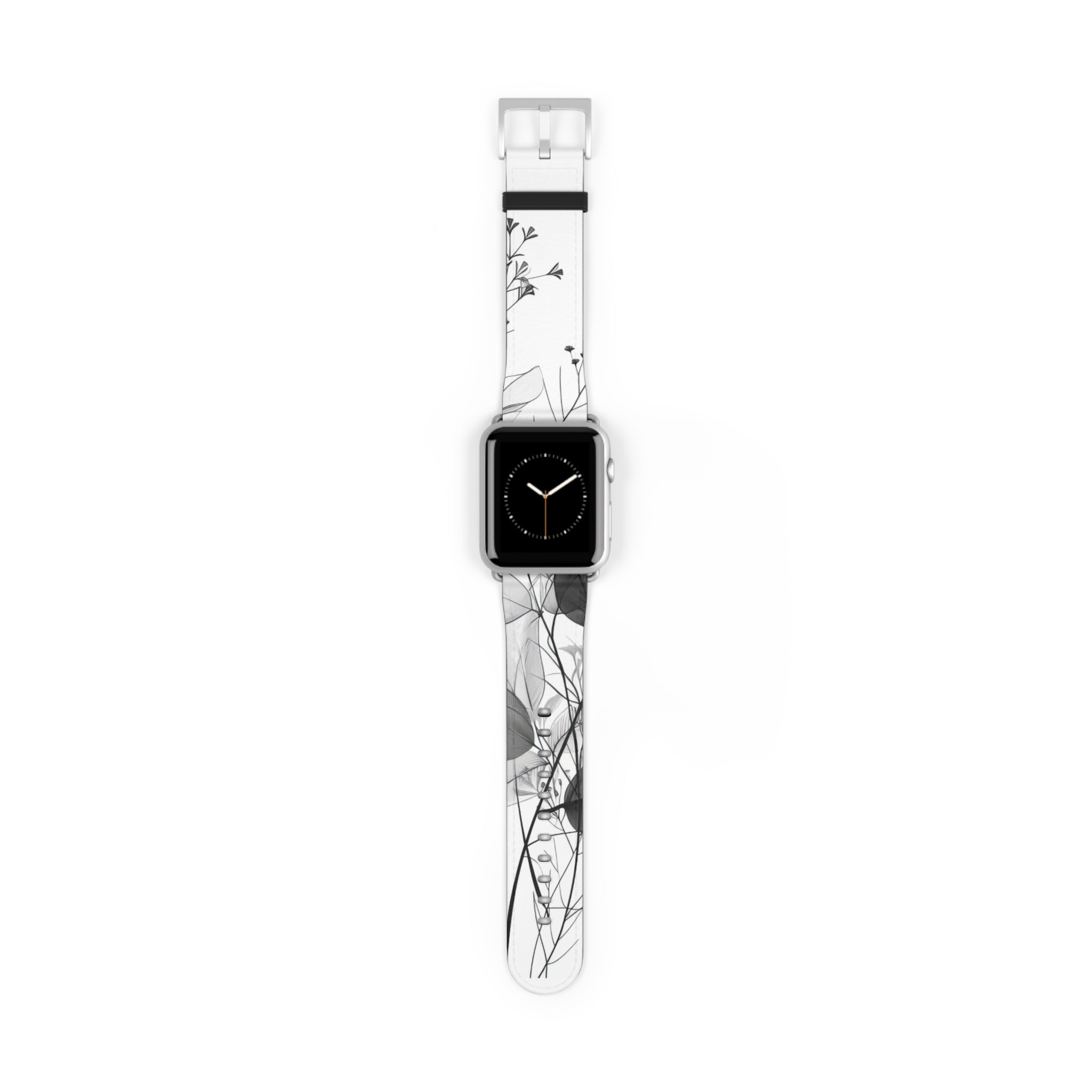 Silver Leaves - Watch Band