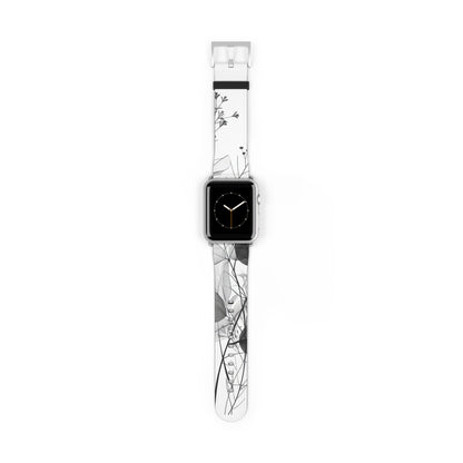 Silver Leaves - Watch Band
