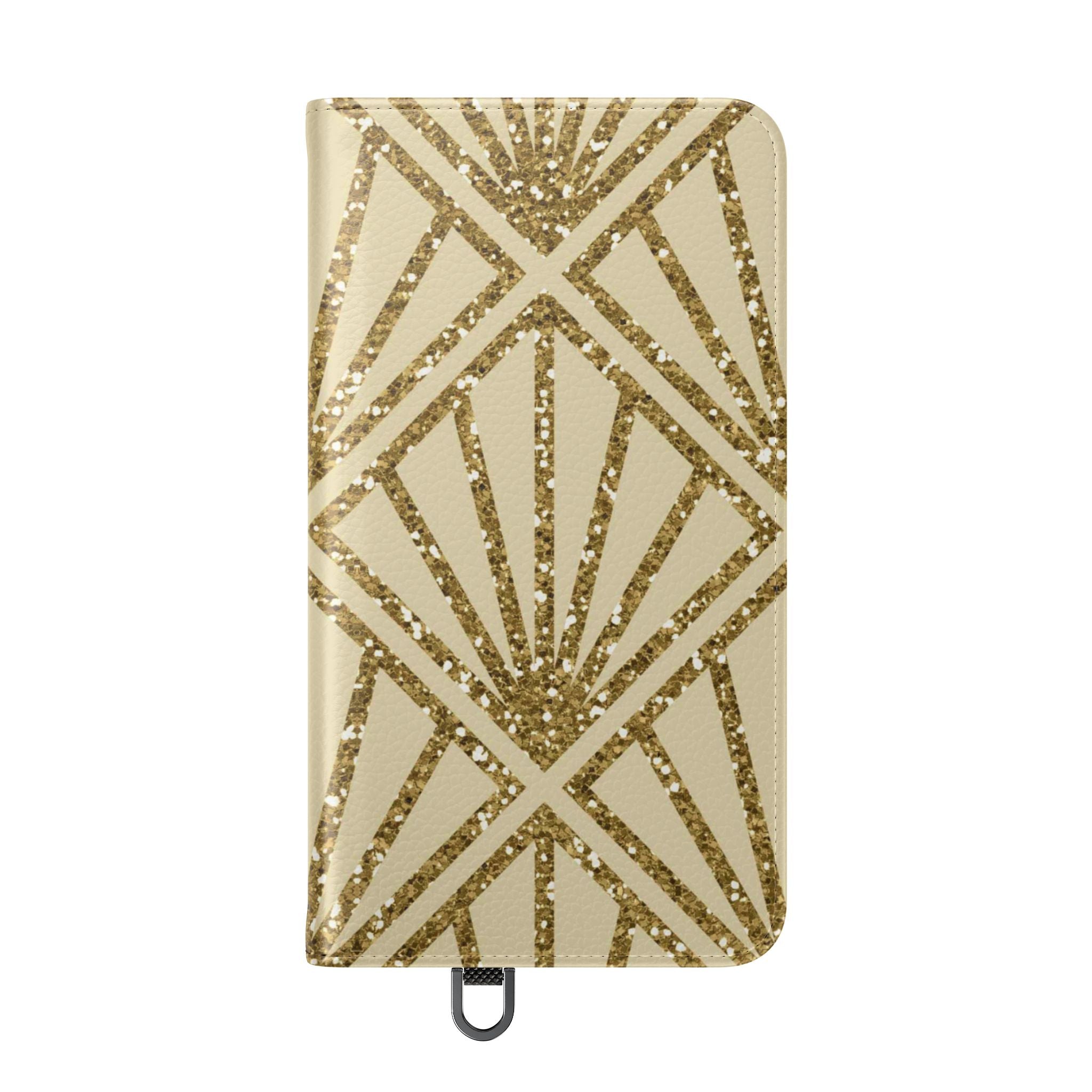 Golden Fan Sparkle - Samsung S24 Case - Wallet
