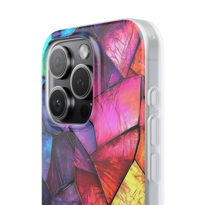 Cracked Prism iPhone 15 Pro Case - Soft