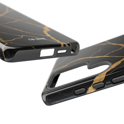 Golden Veins Twist - Samsung Case