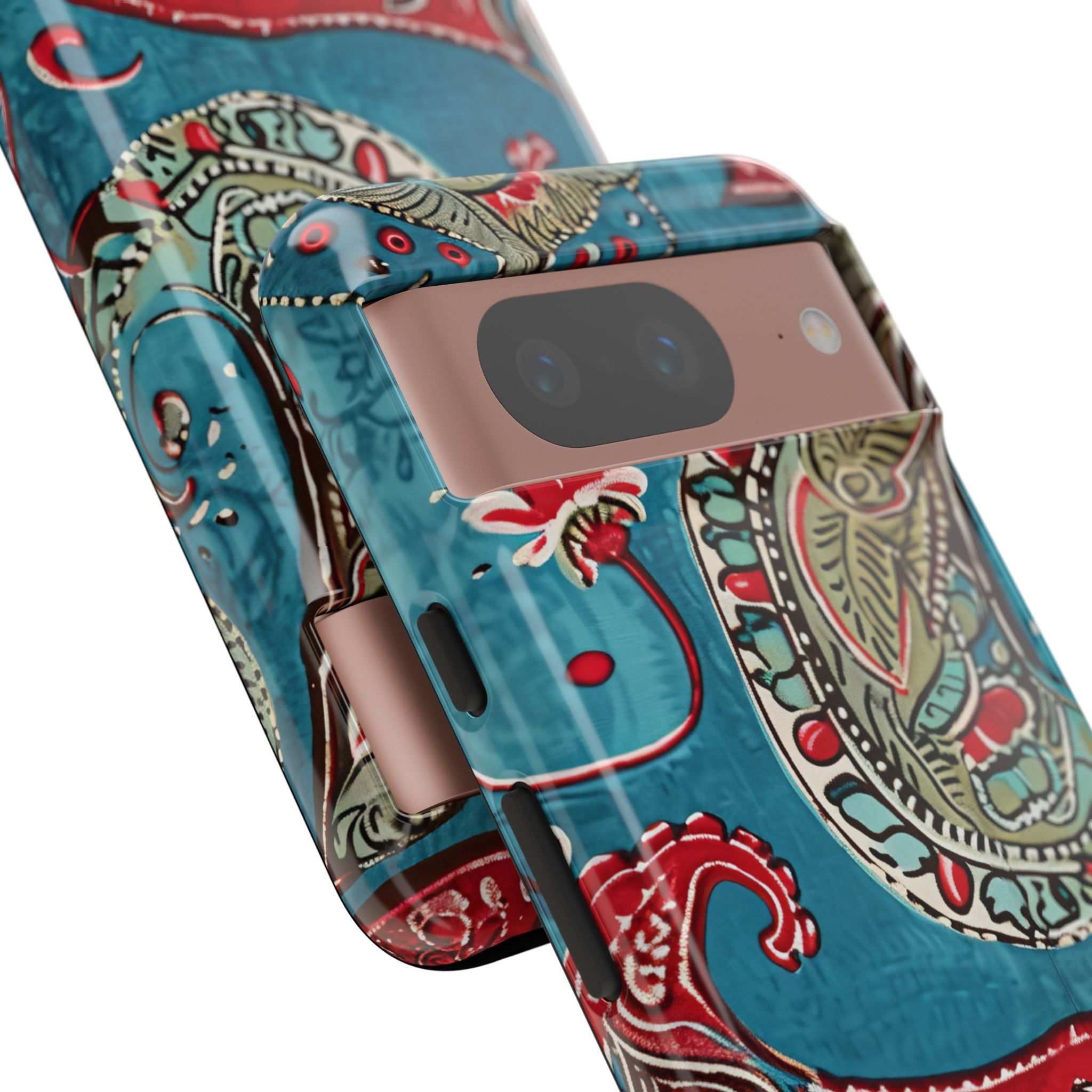 Vintage Paisley Elegance Google Pixel 8 - Tough Phone Case