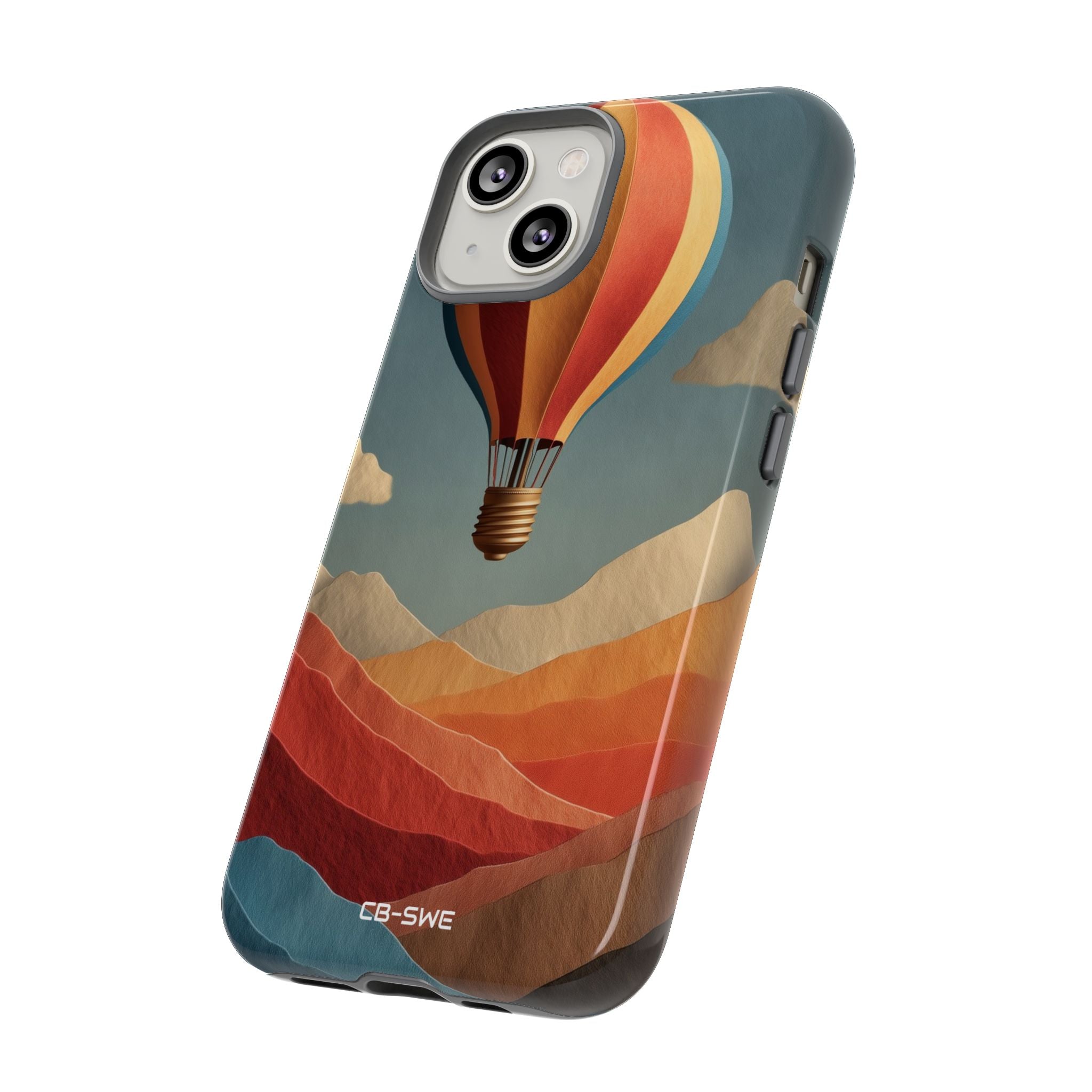 Hot Air Balloon Soars - iPhone Case