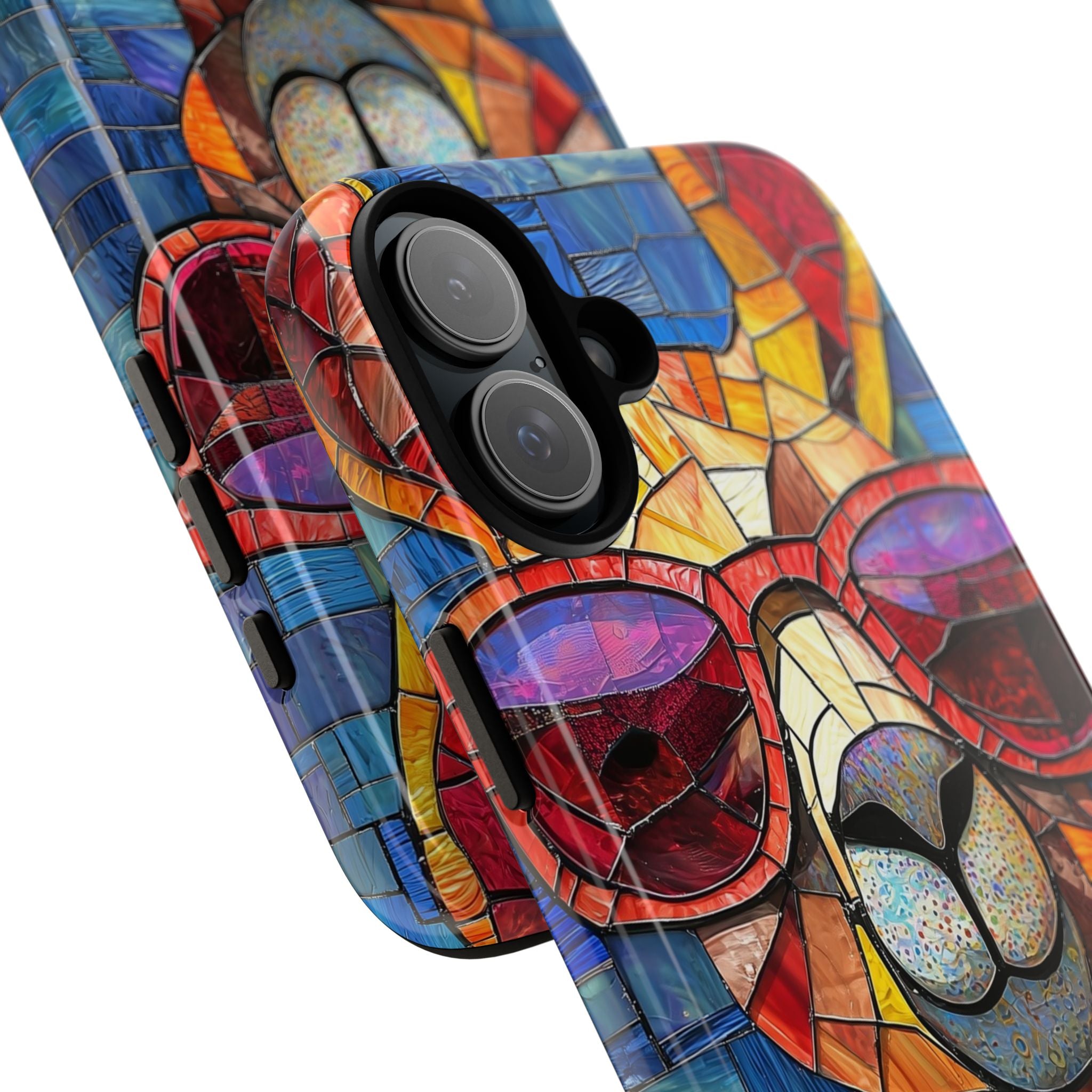 Llama Mosaic Glow iPhone 16 Plus Case - Tough