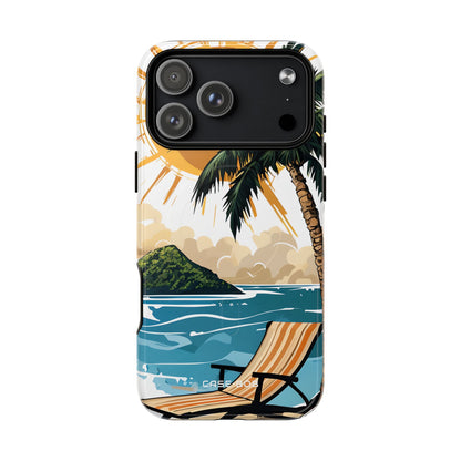 Sunny Palm Breeze iPhone 17 Pro Max Case - Tough+