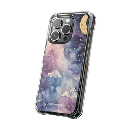 Dreamy Celestial Night - Clear Impact iPhone 15 Phone Case