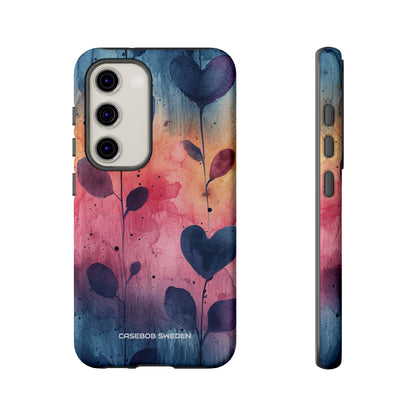 Watercolor Heart Art - Tough Samsung S23 Phone Case