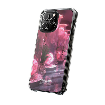 Futuristic Moon Garden iPhone 14 - Impact Clear+
