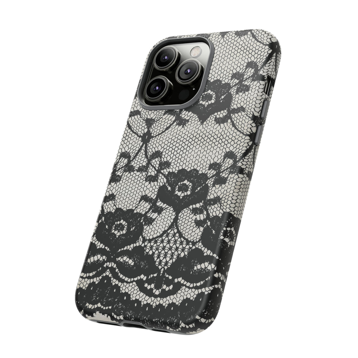 Lilrunge Gothic Flower - Protective Phone Case