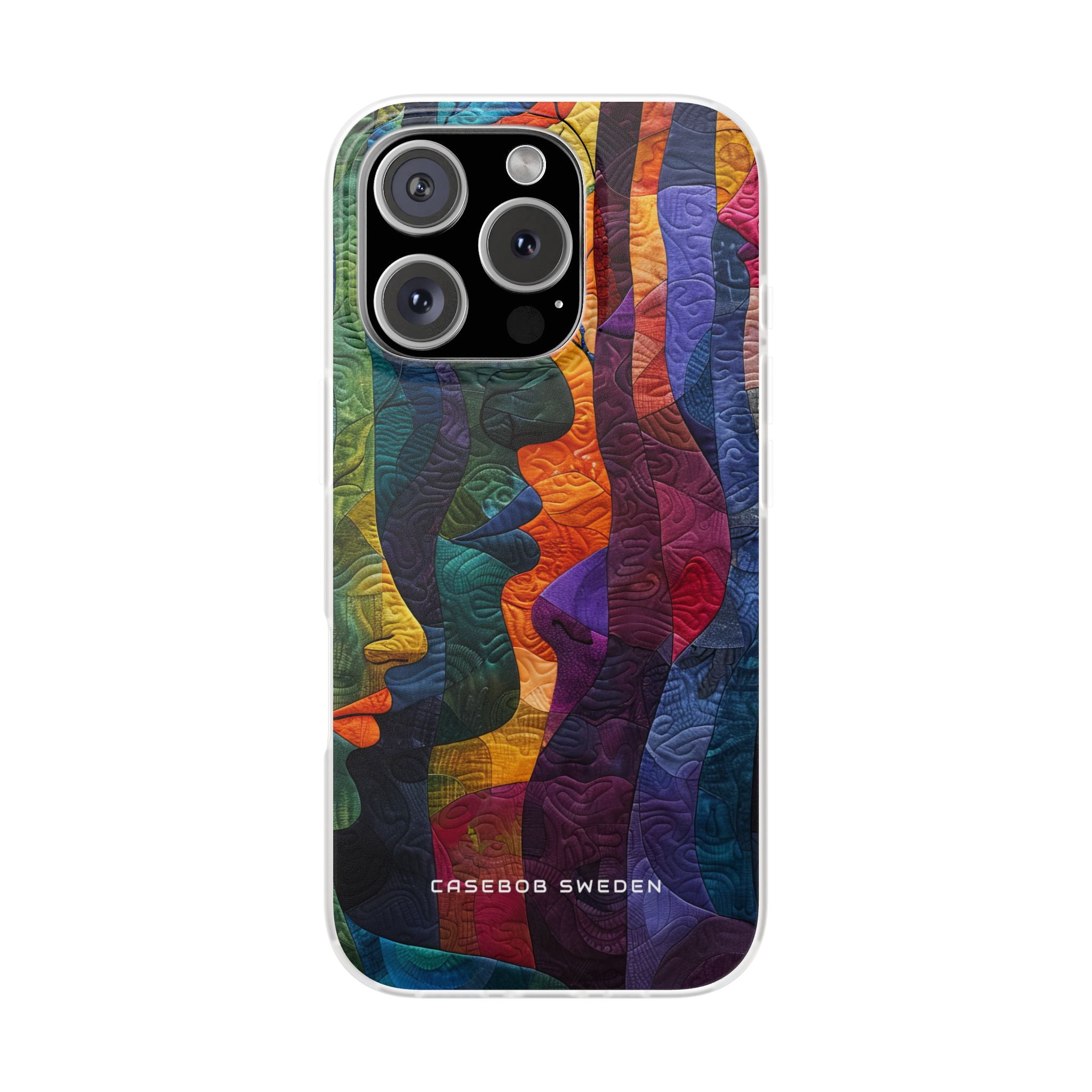 Harmonized Faces and Nature Fusion iPhone 16 - Flexi Phone Case