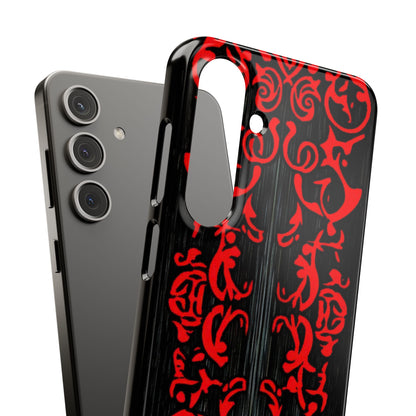 Gothic Crimson Symmetry Samsung S24 - Slim Phone Case