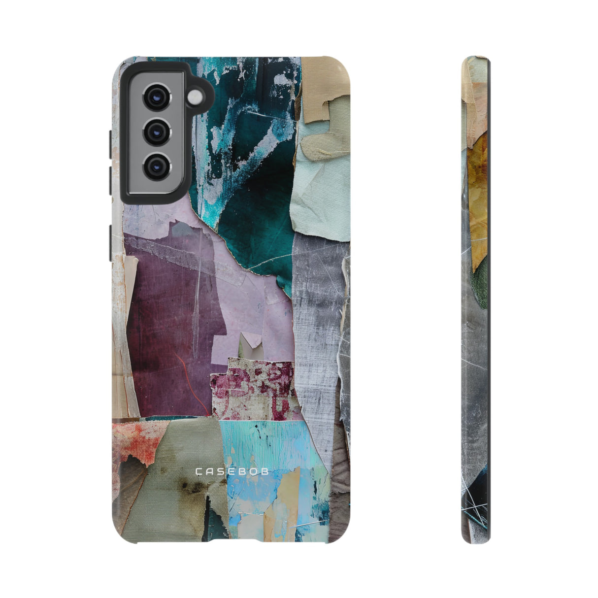 Textured Fabric Fusion - Protective Phone Case