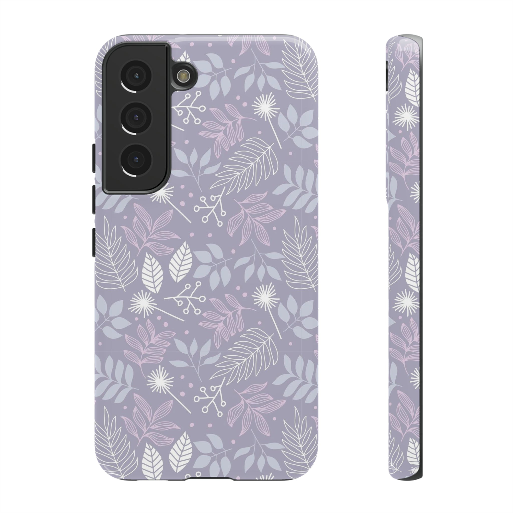 Purple Mona Leaf - Protective Phone Case