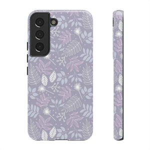 Purple Mona Leaf - Protective Phone Case