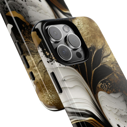 Gold Swirl Elegance - iPhone Case