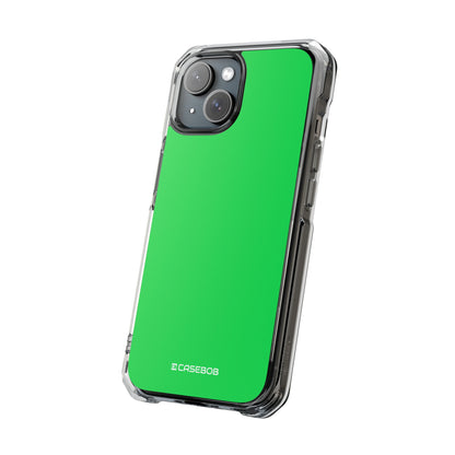 Malachite Green - Clear Impact Case for iPhone