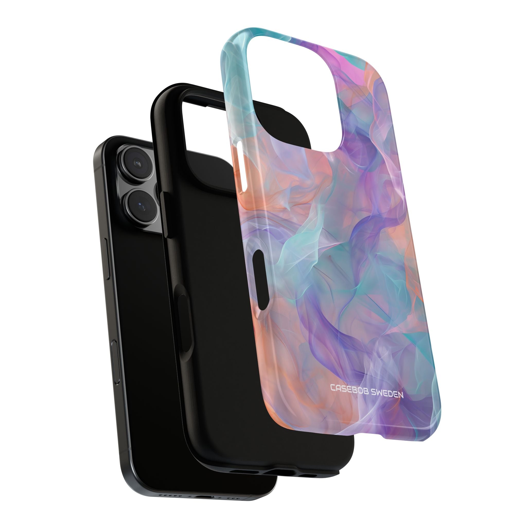 Dreamy Teal Flow - Tough iPhone 16 Phone Case